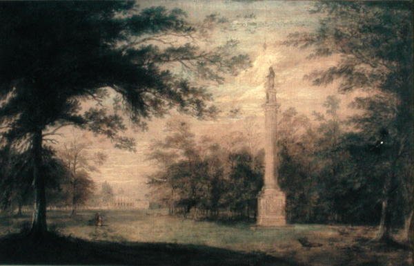 Stoke Park, Sir Edward Coken pylväs tekijältä Thomas Sully