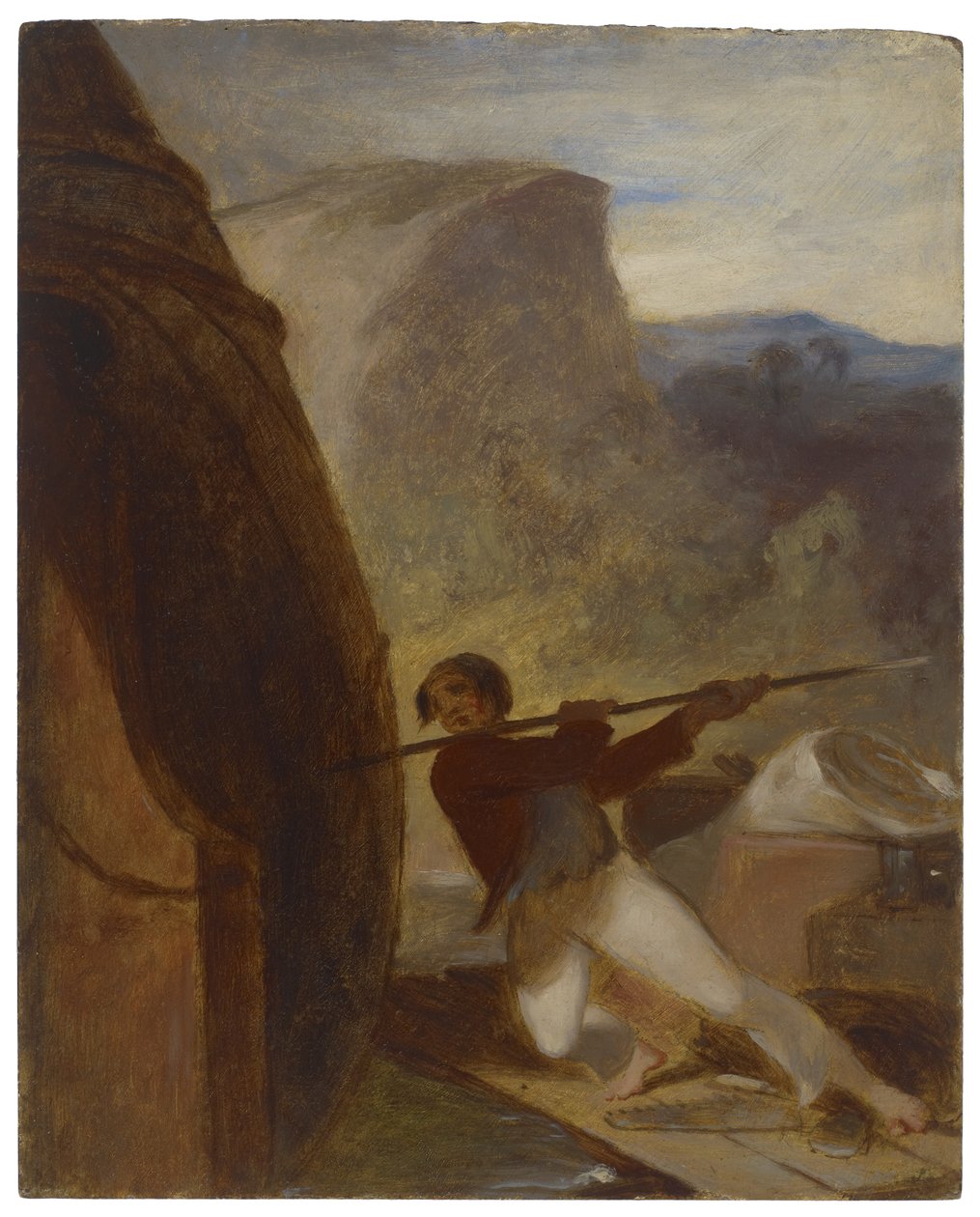Vierailu hylkyyn, noin 1856 tekijältä Thomas Sully