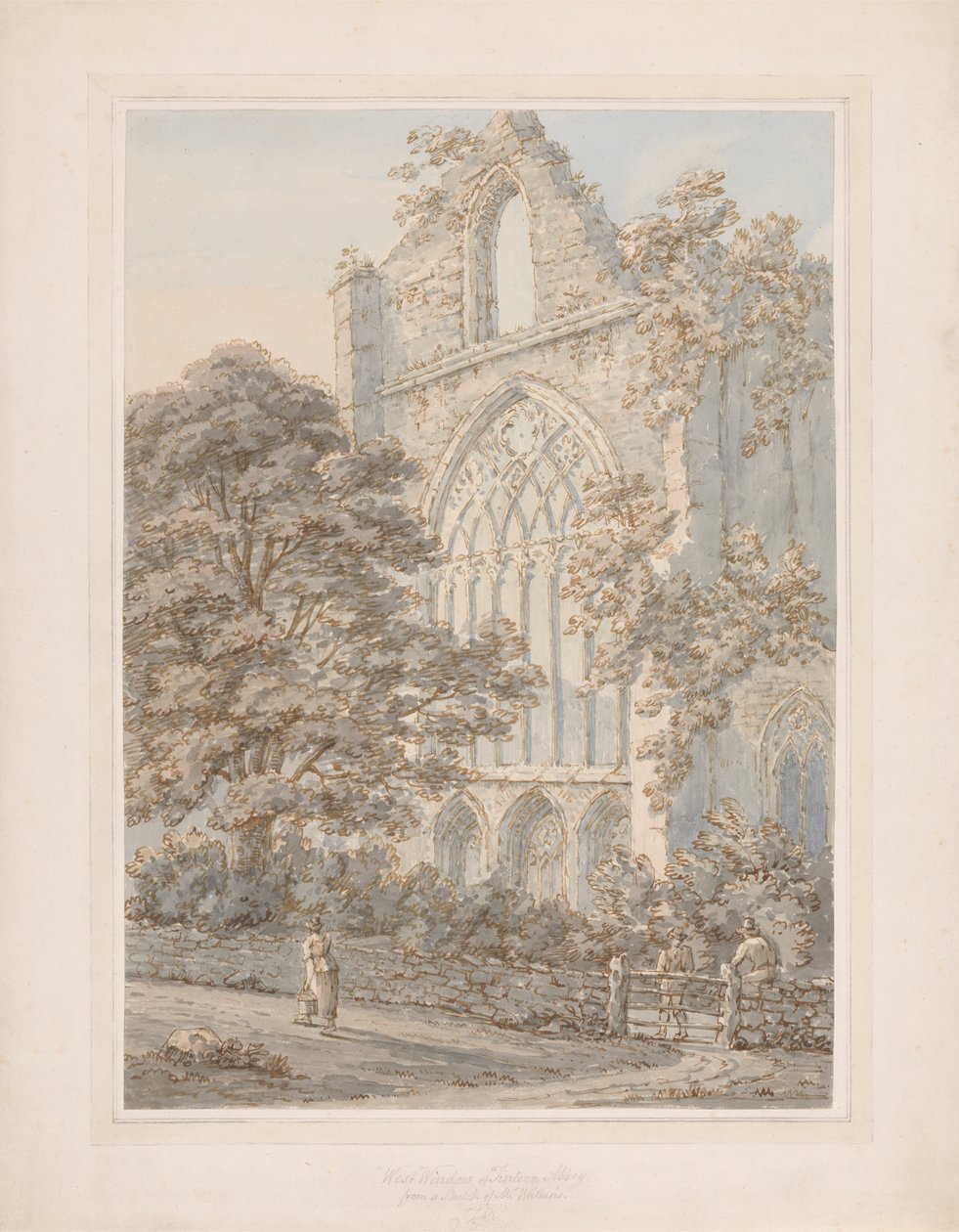 Janela Oeste da Abadia de Tintern Finlandês tekijältä Thomas Sunderland