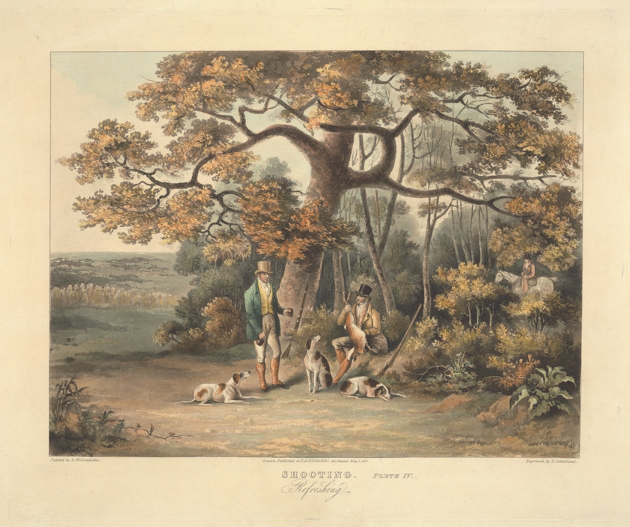 Neljän kappaleen sarja - Shooting: Plate IV. Virkistävä tekijältä Thomas Sutherland