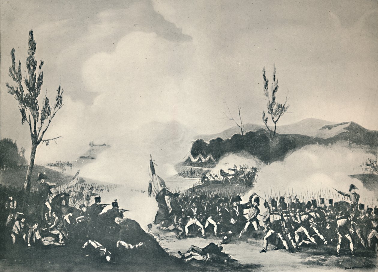 Hyökkäys Bayonnen tiellä, 13. joulukuuta 1813, c1813 1909 tekijältä Thomas Sutherland