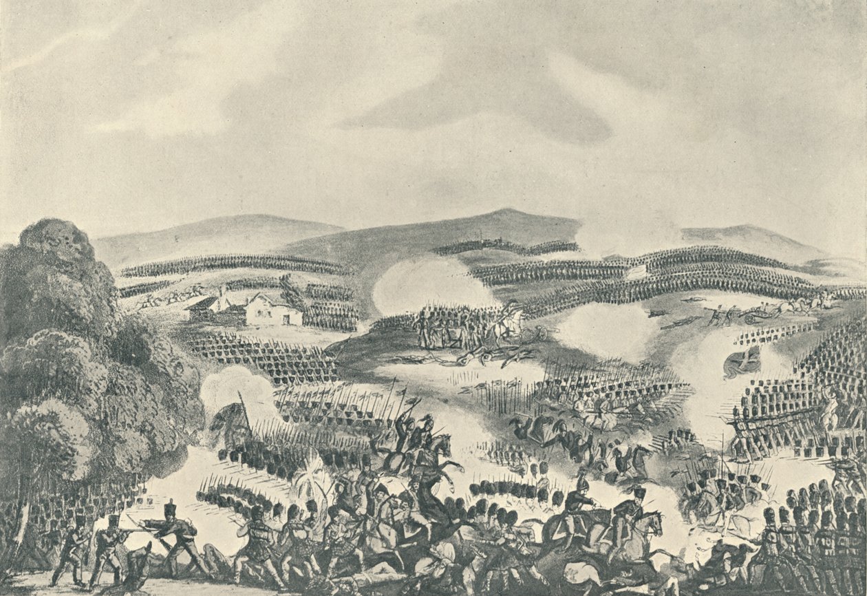 Quatre Brasin taistelu, 16. kesäkuuta 1815, 1815 1909 tekijältä Thomas Sutherland