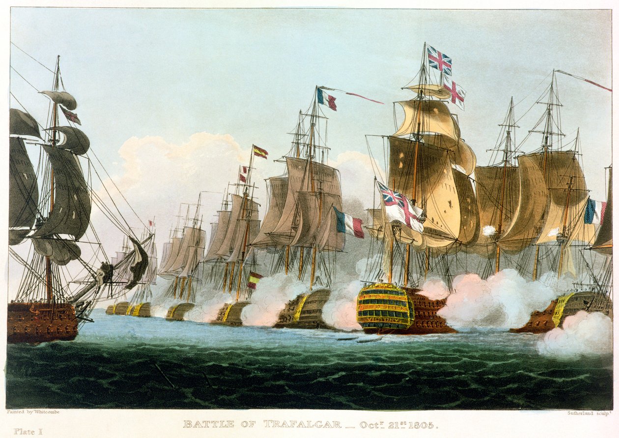 Trafalgarin taistelu, 21. lokakuuta 1805 1816 tekijältä Thomas Sutherland