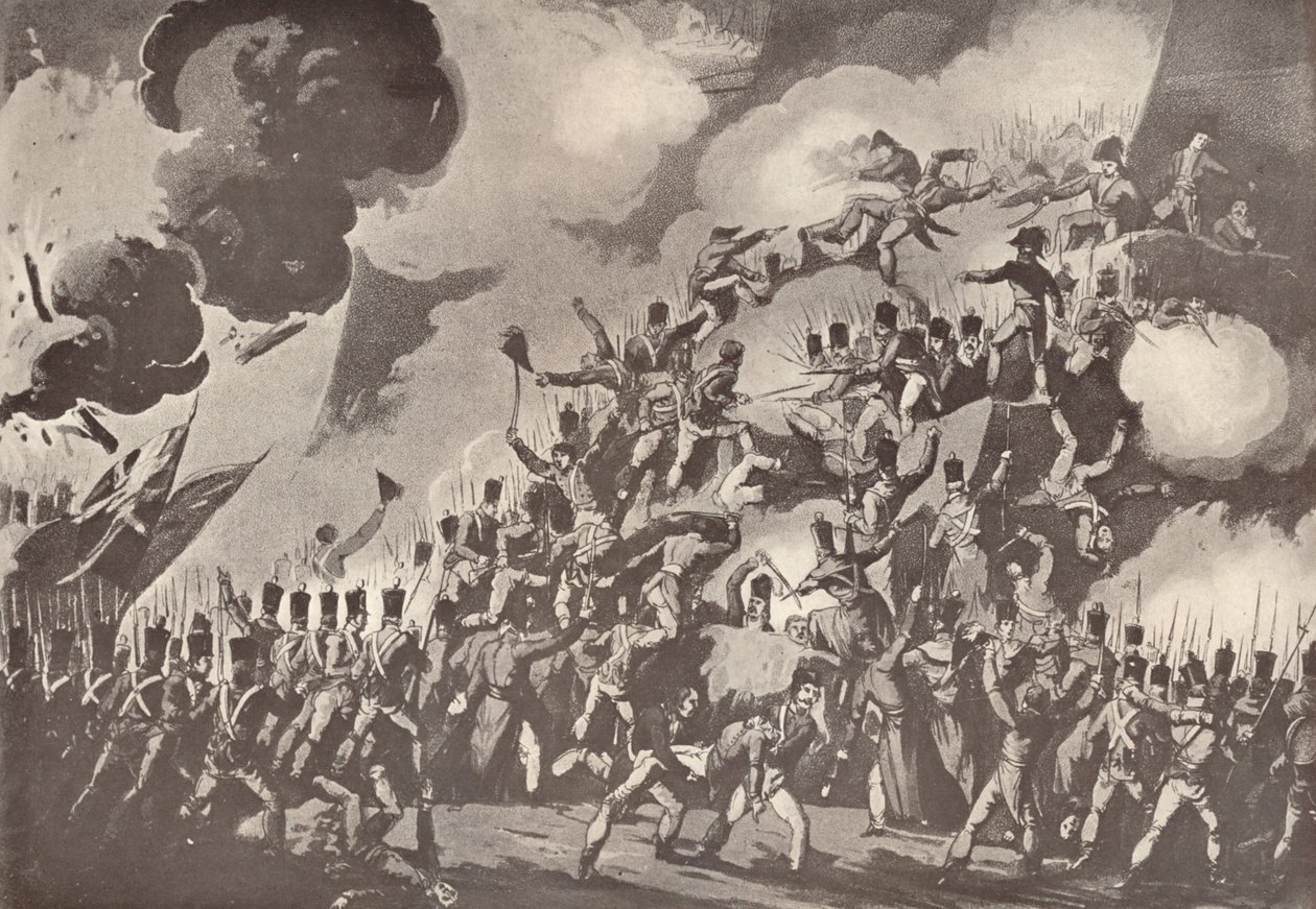Pyhän Sebastianin myrsky, 31. elokuuta 1813, 1909 tekijältä Thomas Sutherland