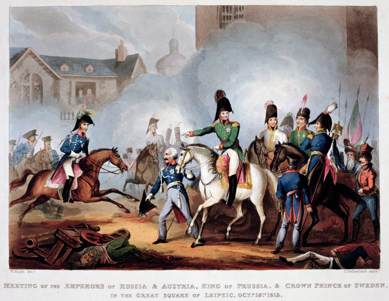 Liittoutuneiden komentajat Leipzigissä, 1813-1815 tekijältä Thomas Sutherland