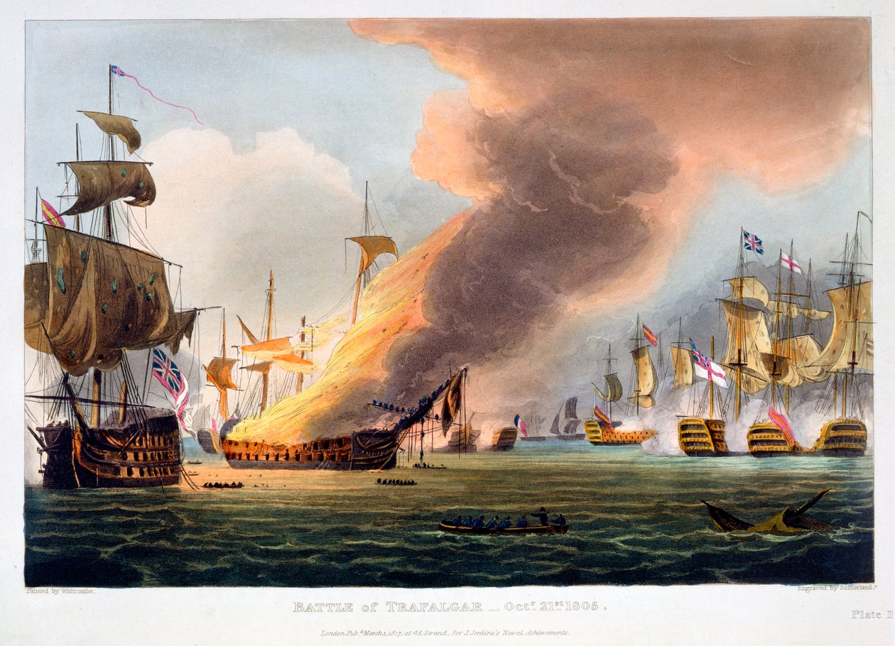 Trafalgarin taistelu, 21. lokakuuta 1805 1816 tekijältä Thomas Sutherland