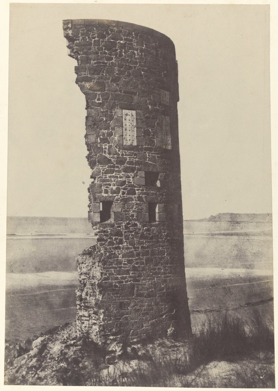 Salaman iskemä torni, Saint-Ouenin lahti,1854 (kuva) (kuva) tekijältä Thomas Sutton