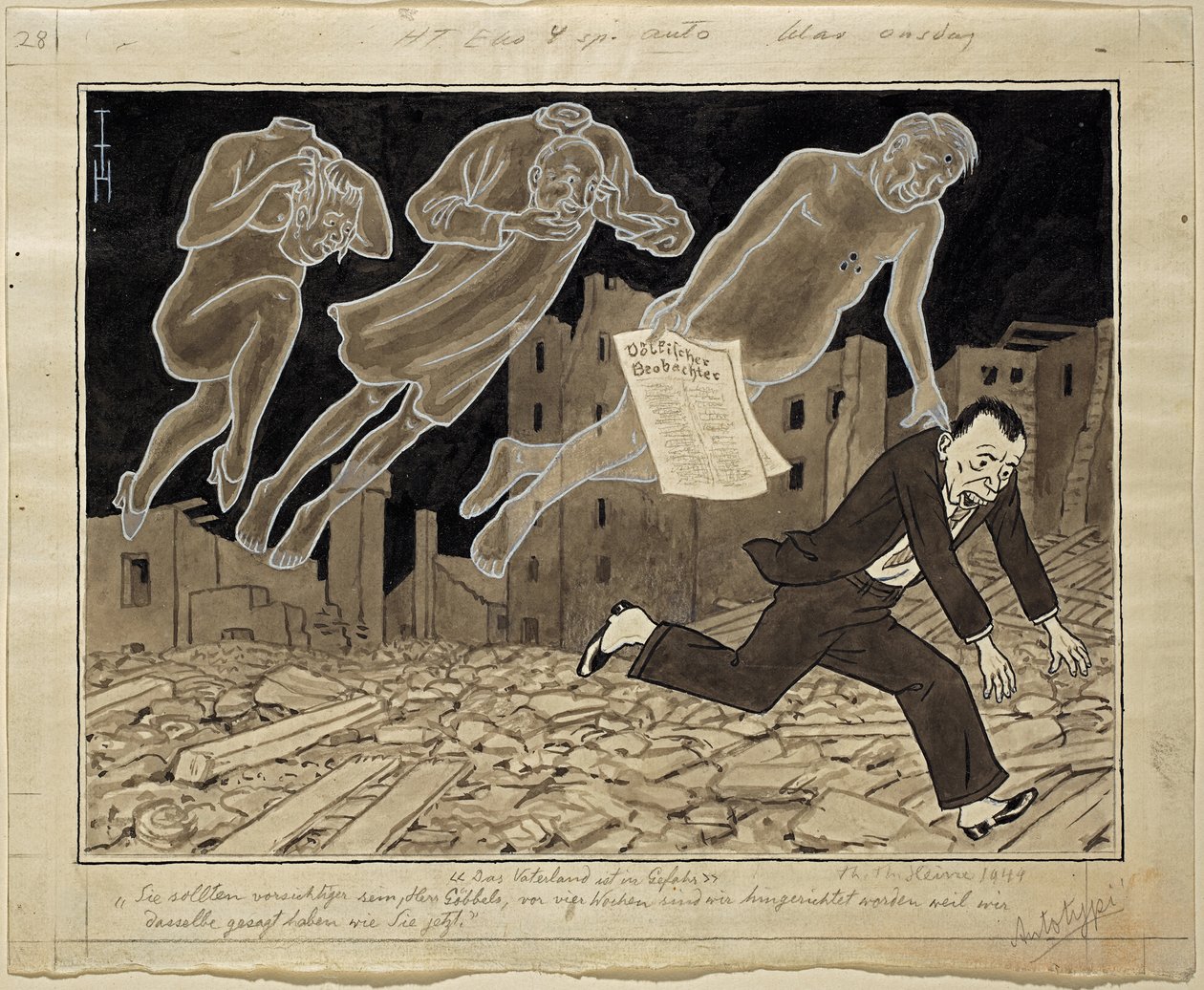 Isänmaa on vaarassa tekijältä Thomas Theodor Heine