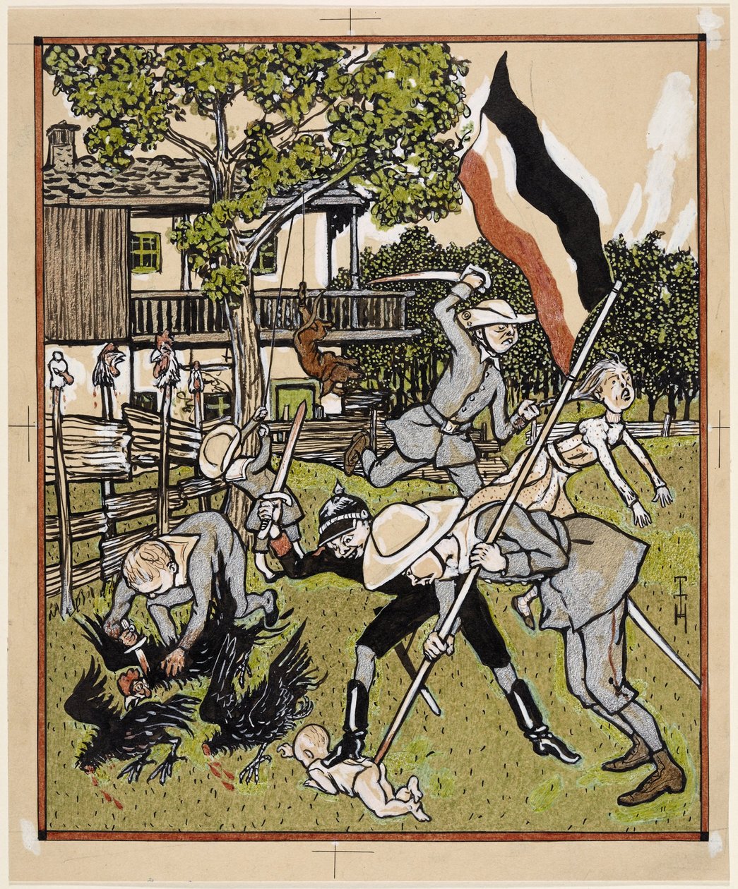 Kuten muinaiset lauloivat; Simplicissimus V/22 tekijältä Thomas Theodor Heine