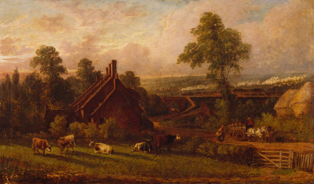 Northfieldin rautatie, 1871. tekijältä Thomas Thomas