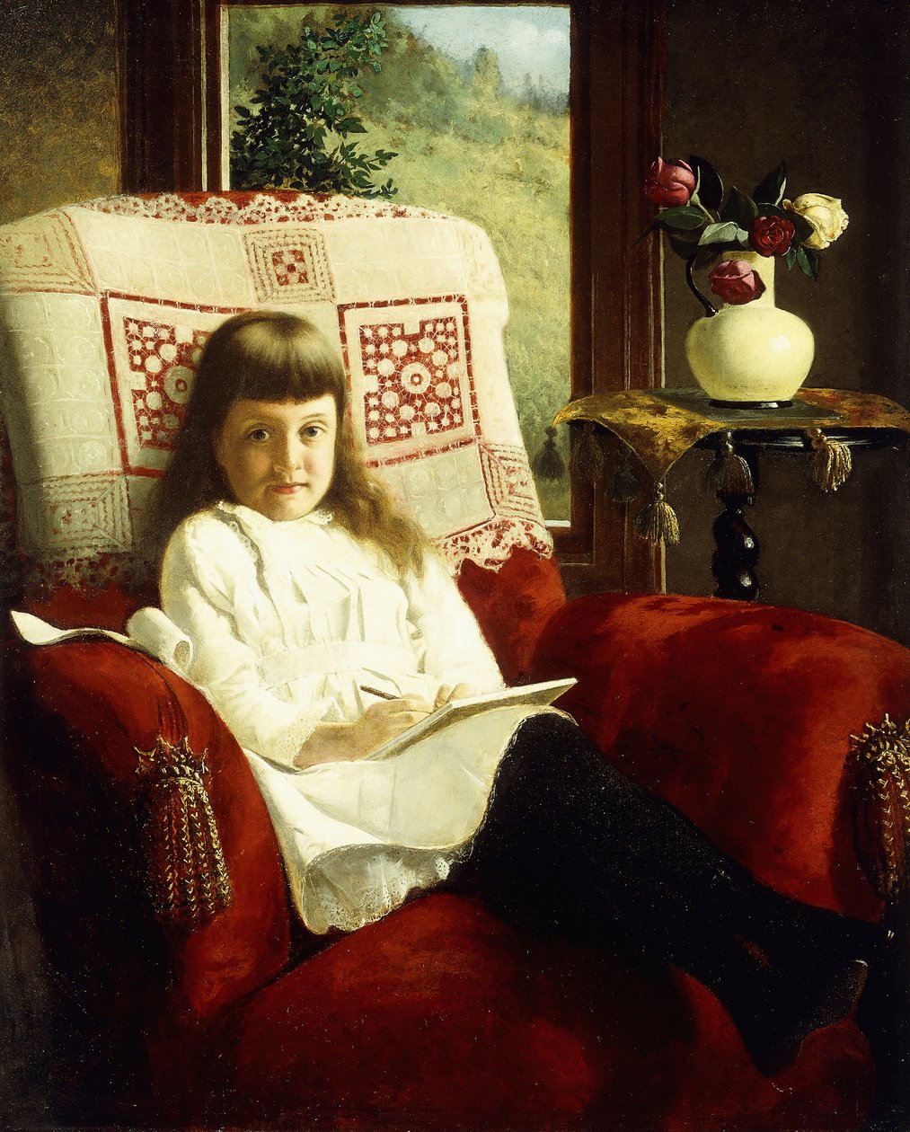 Mildred Wallace nuorena tyttönä, tekijältä Thomas Waterman Wood
