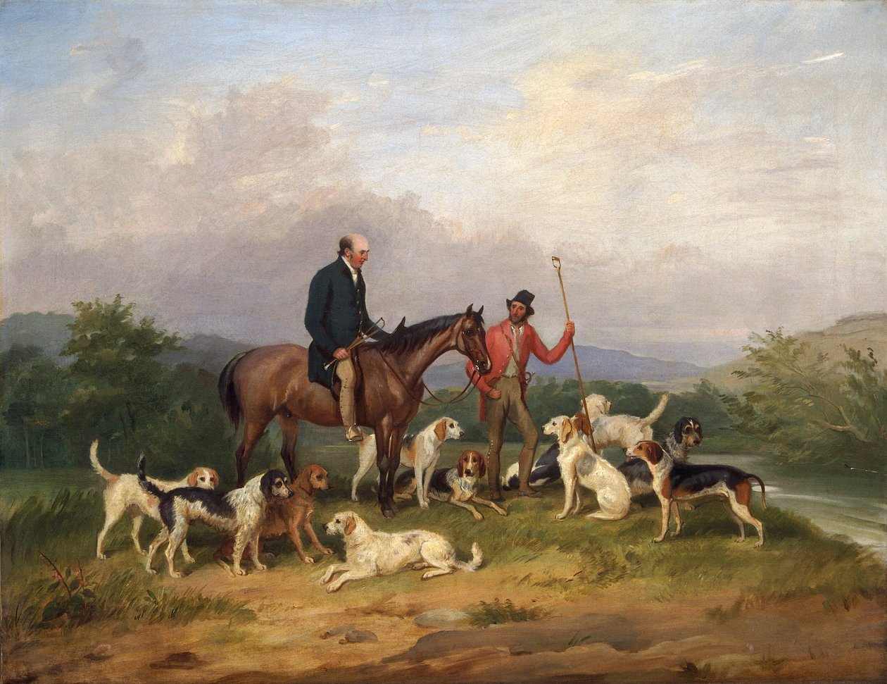"John Lloyd 1771-1829 ja George Thomas Llandyssilistä", n. 1817 tekijältä Thomas Weaver