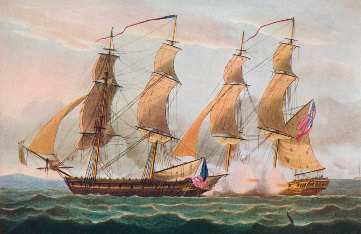 Prikkien kaksintaistelu, c1817 tekijältä Thomas Whitcombe