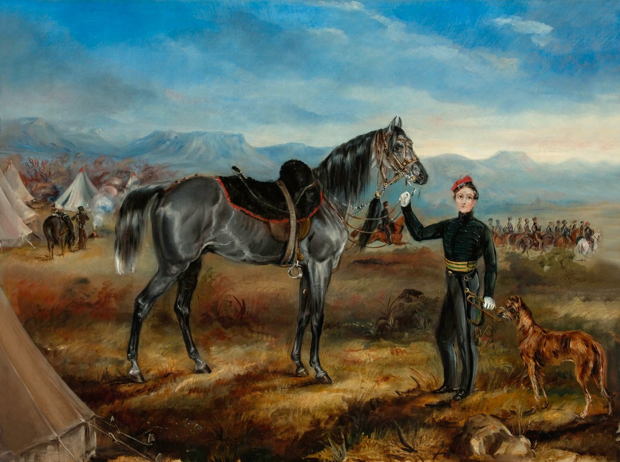 Charley, kapteeni T W Goodrichin hevonen, Cape Mounted Riflemen tekijältä Thomas White Goodrich