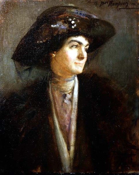 Mabel Persisin rintakuva tekijältä Thomas William Roberts