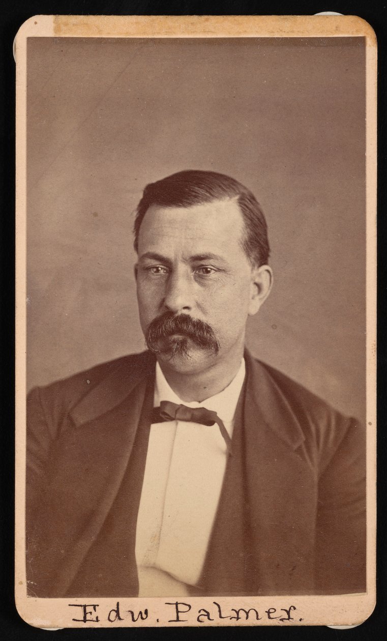 Edward Palmerin muotokuva 1829-1911, ennen vuotta 1900. tekijältä Thomas William Smillie