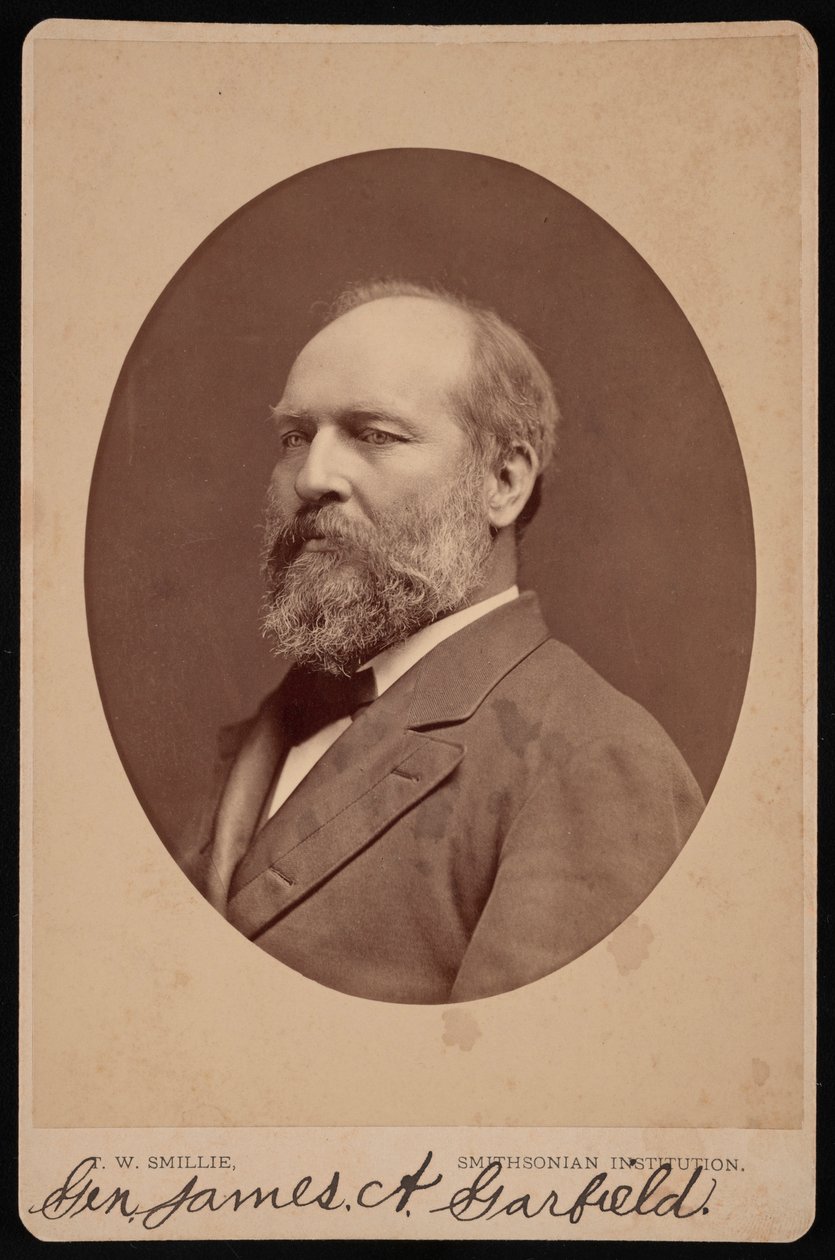 James Abram Garfieldin muotokuva 1831-1881, kesäkuu 1880. tekijältä Thomas William Smillie