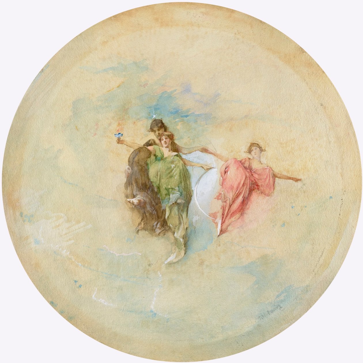 Aamunkoitto tekijältä Thomas Wilmer Dewing