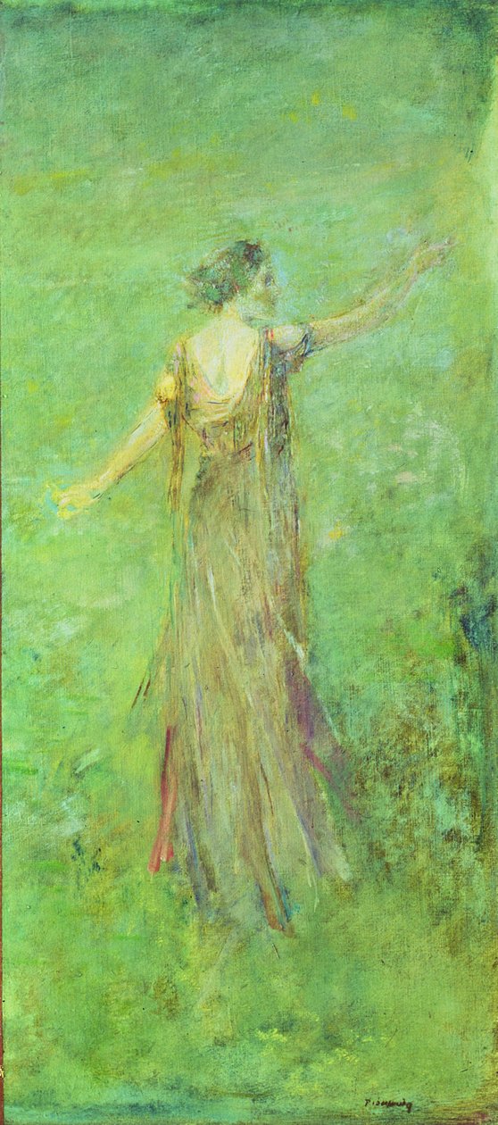Kesäkuu, noin 1920 (öljy kankaalle) tekijältä Thomas Wilmer Dewing