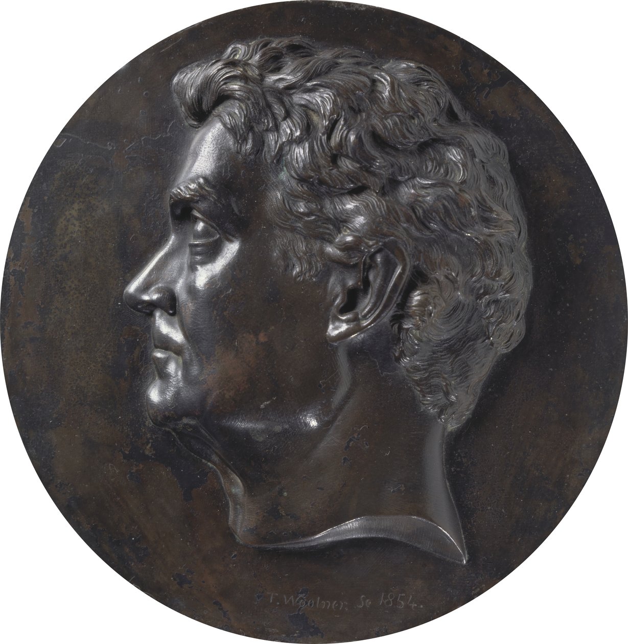 William Charles Wentworth (1790-1872) 1854 (pronssi) tekijältä Thomas Woolner