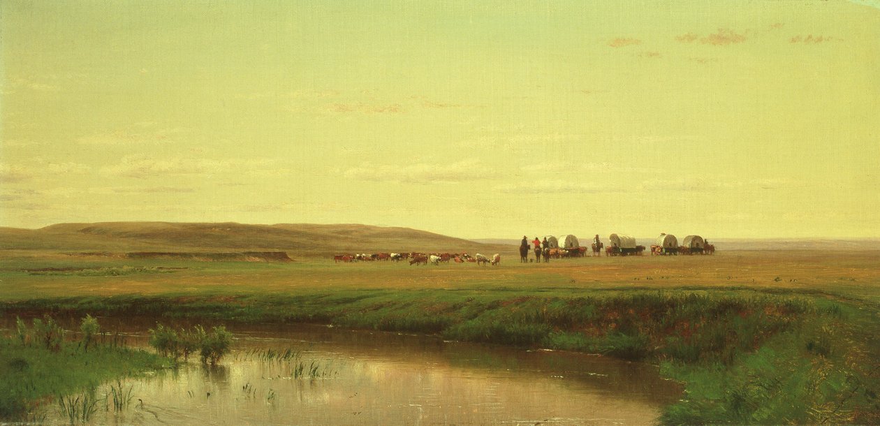 Vaunujuna tasangoilla tekijältä Thomas Worthington Whittredge
