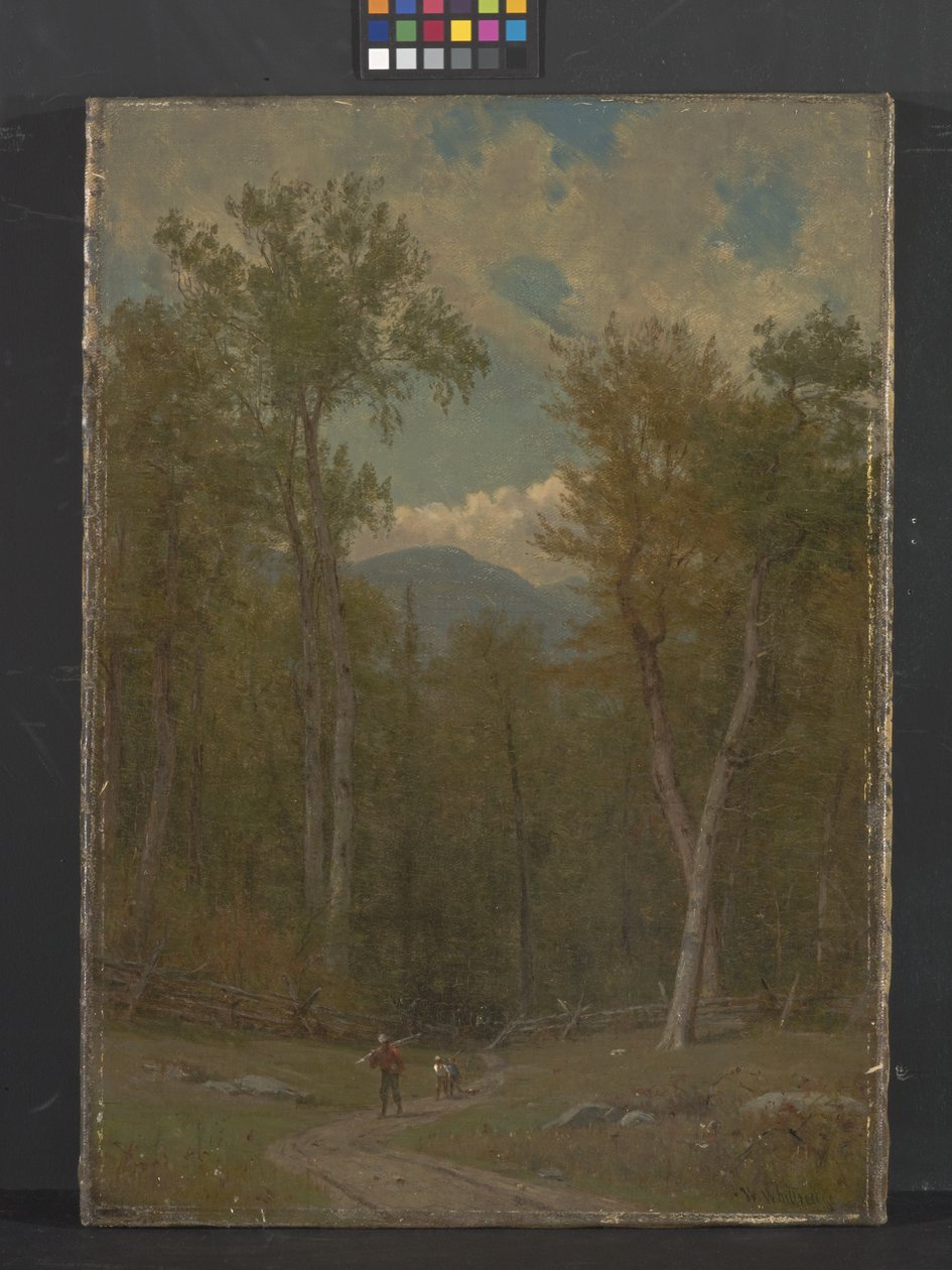 Maisema (öljy kankaalle) tekijältä Thomas Worthington Whittredge