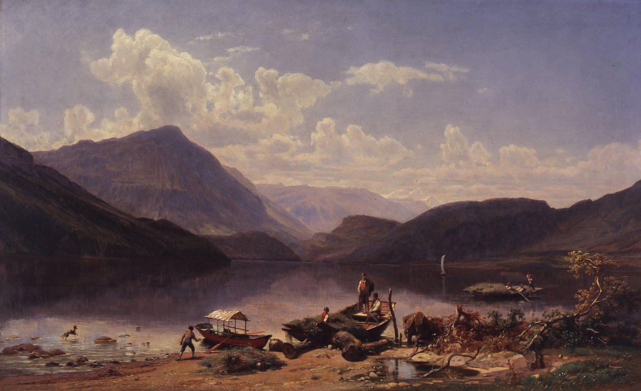 Maisema lähellä Roomaa tekijältä Thomas Worthington Whittredge