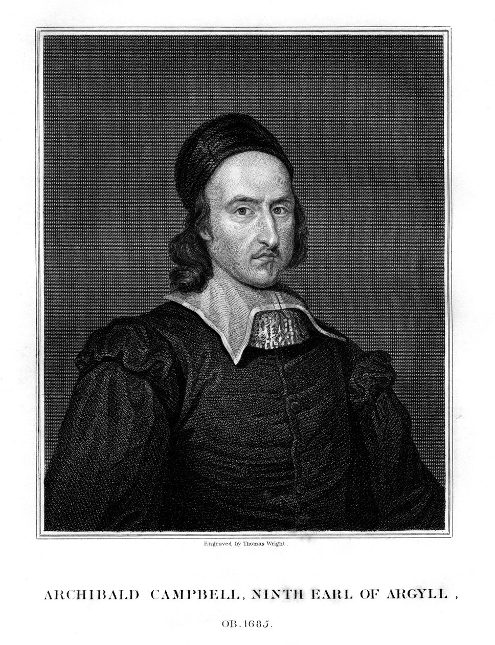 Archibald Campbell, 9. Earl of Argyll, valtiomies, 1828. tekijältä Thomas Wright