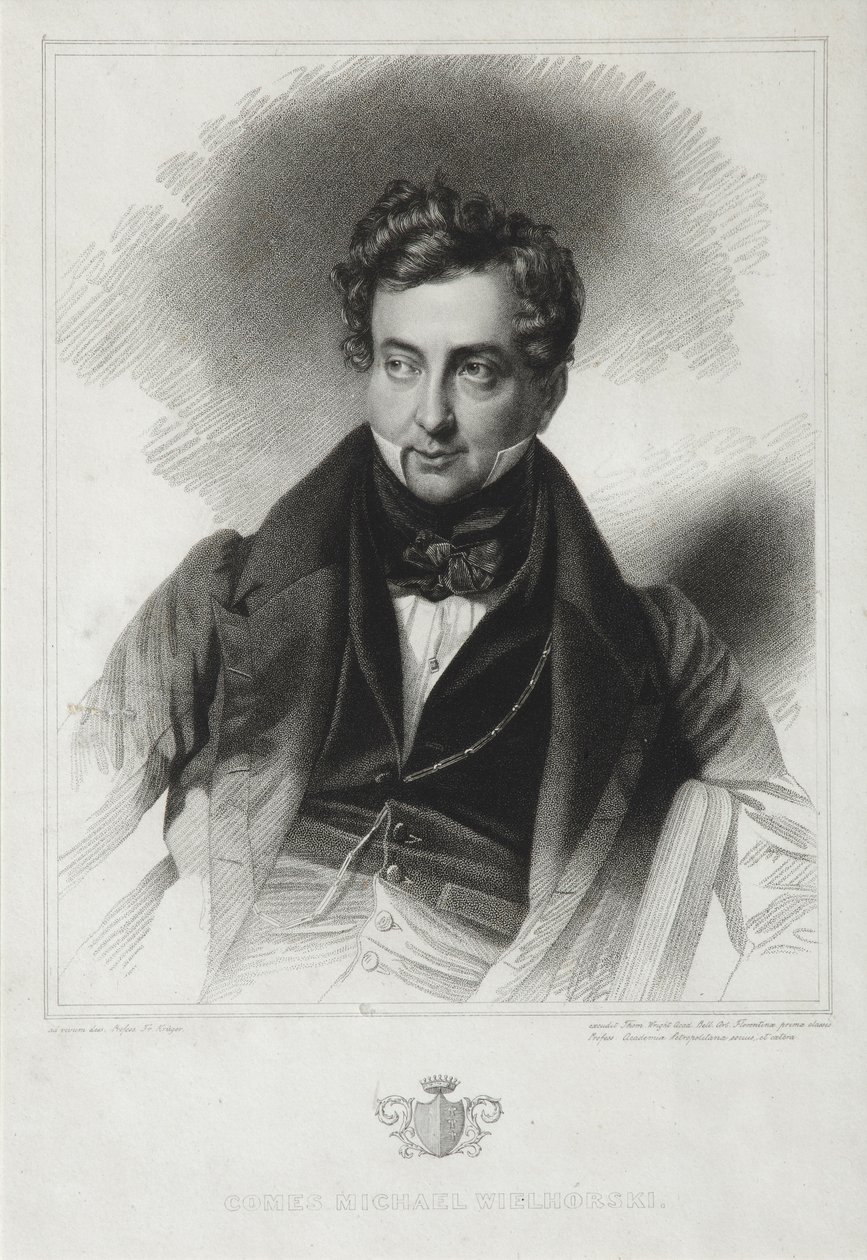 Kreivi Mihail Jurievich Vilegorskyn muotokuva 1788-1856, 1830-luvun alku tekijältä Thomas Wright