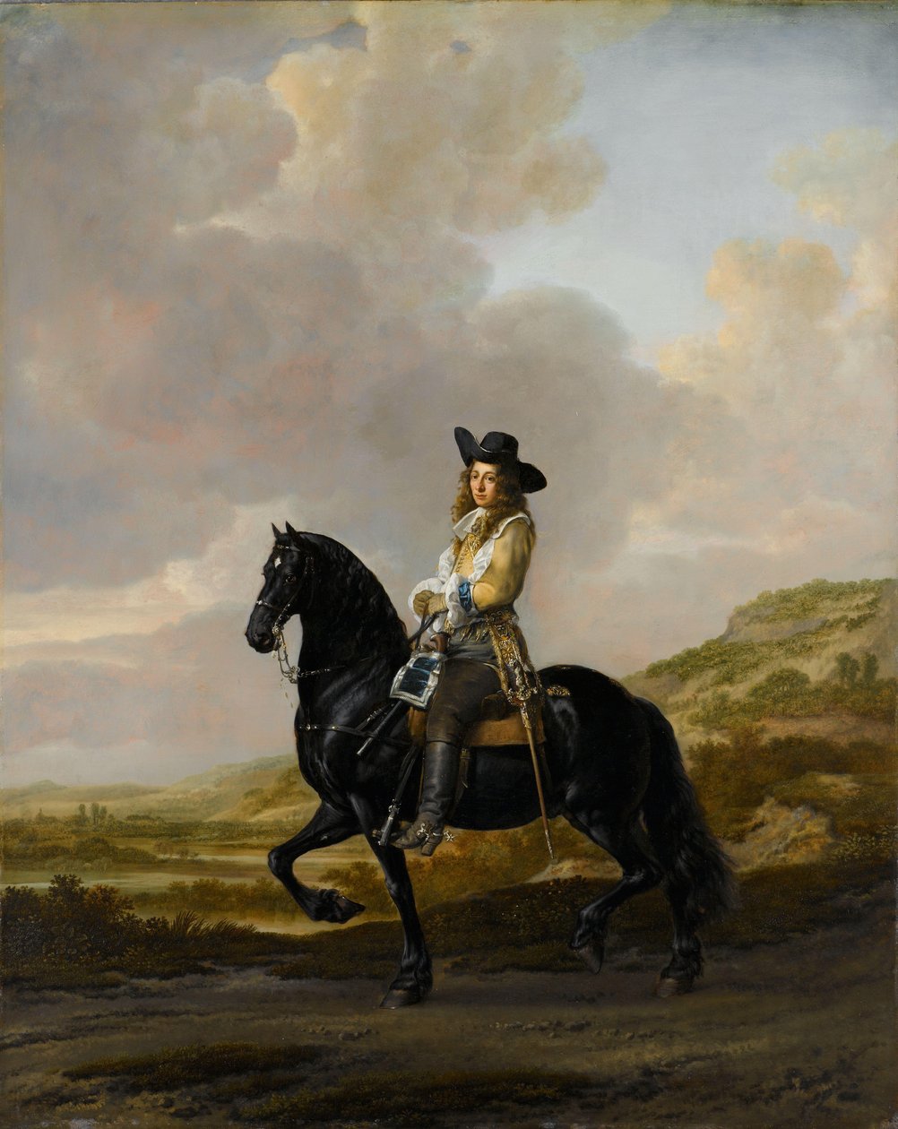 Pieter Schout hevosen selässä Pieter Schoutin muotokuva (1640-69) tekijältä Thomas de Keyser