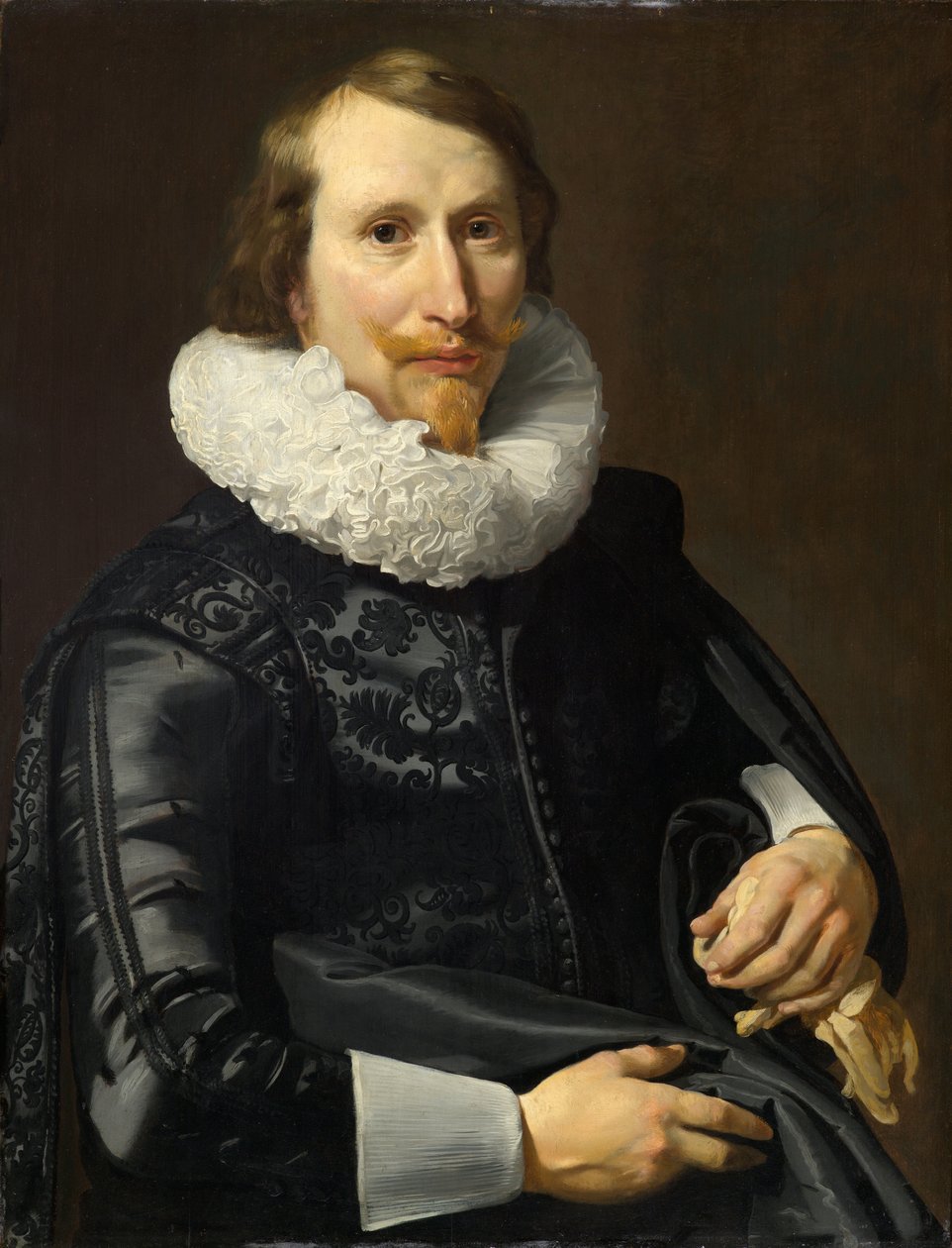Gentlemanin muotokuva, n. 1626 (öljy paneelille) tekijältä Thomas de Keyser
