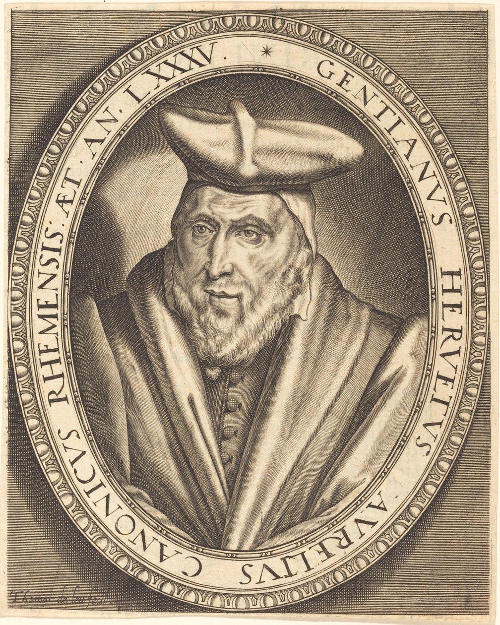 Gentian Hervet, Reimsin kaanoni tekijältä Thomas de Leu