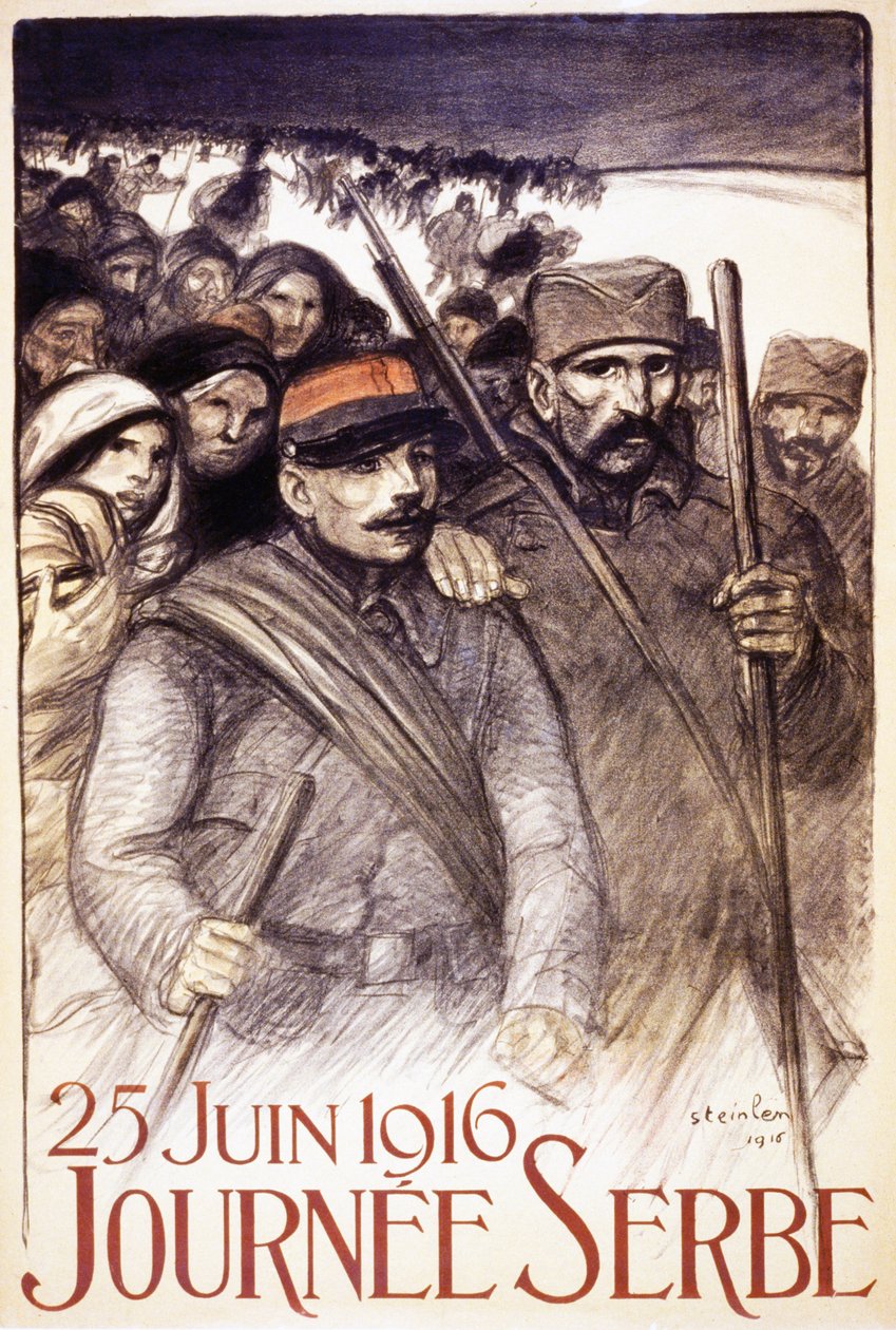 Serbian päivä, 1916 (katso myös 698977) tekijältä Théophile Alexandre Steinlen
