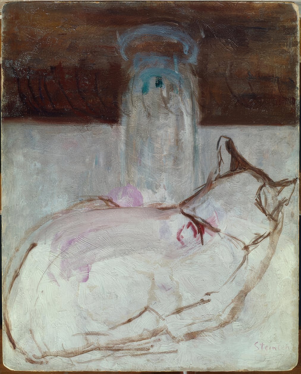 Kaksi kissaa tekijältä Théophile-Alexandre Steinlen