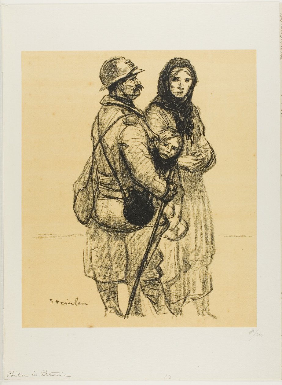 Pétainin sotilas tekijältä Théophile Alexandre Pierre Steinlen