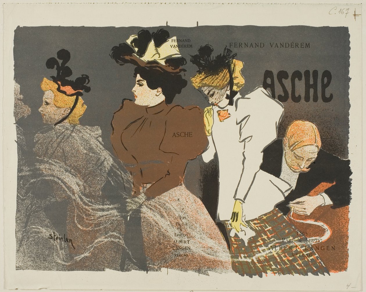 Tuhka tekijältä Théophile Alexandre Pierre Steinlen