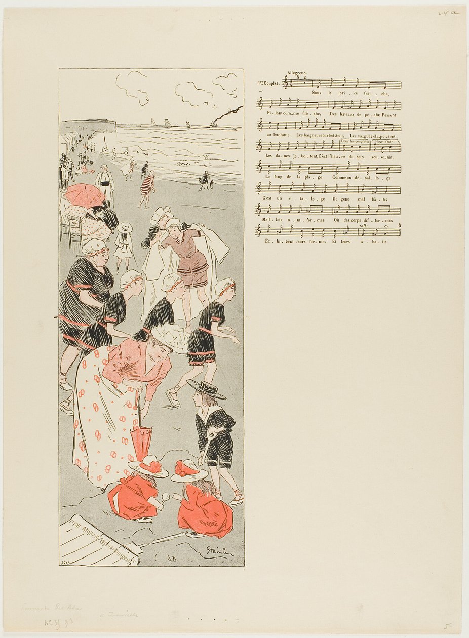 Trouvillessa tekijältä Théophile Alexandre Pierre Steinlen