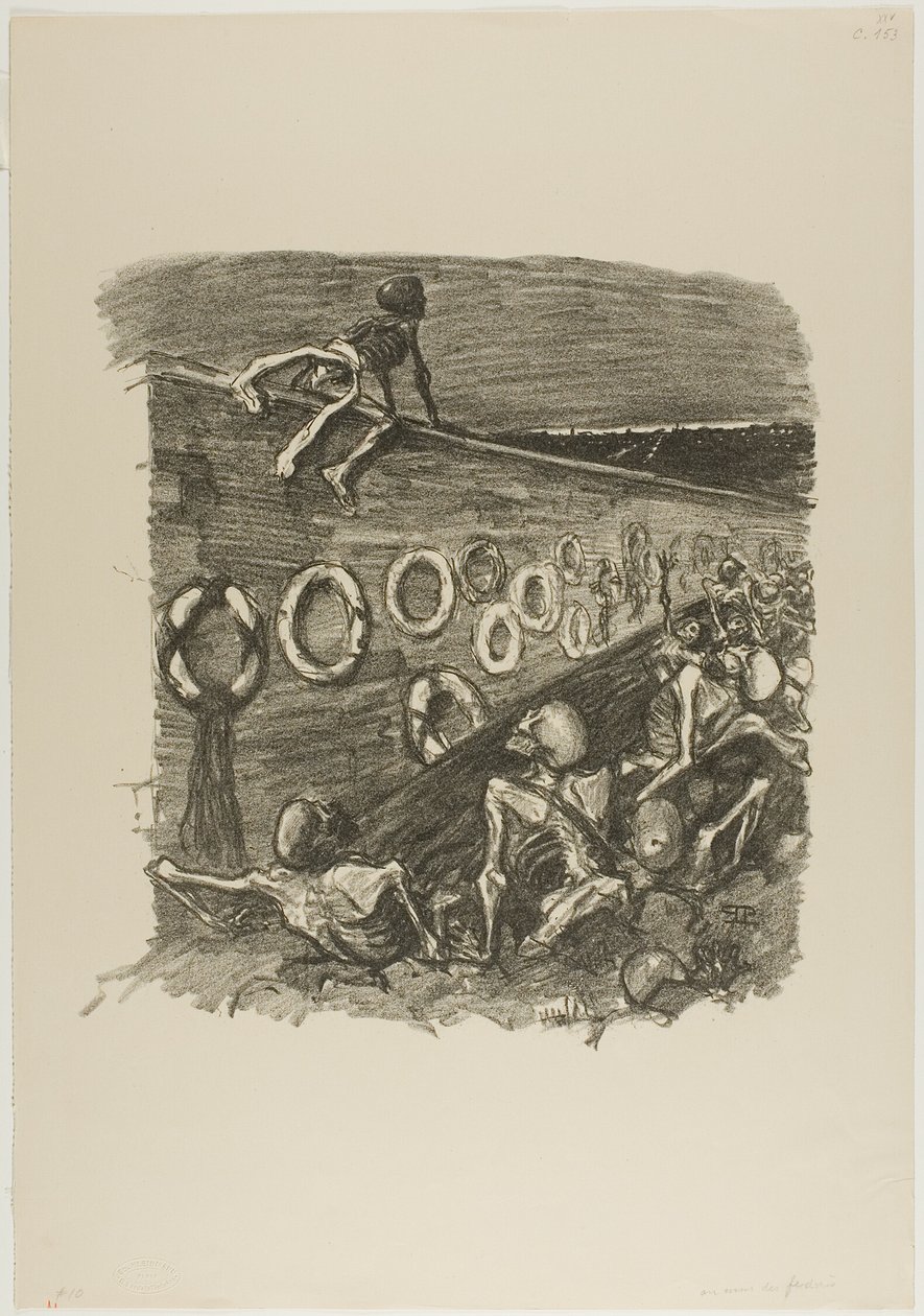 Federationistien muurilla tekijältä Théophile Alexandre Pierre Steinlen