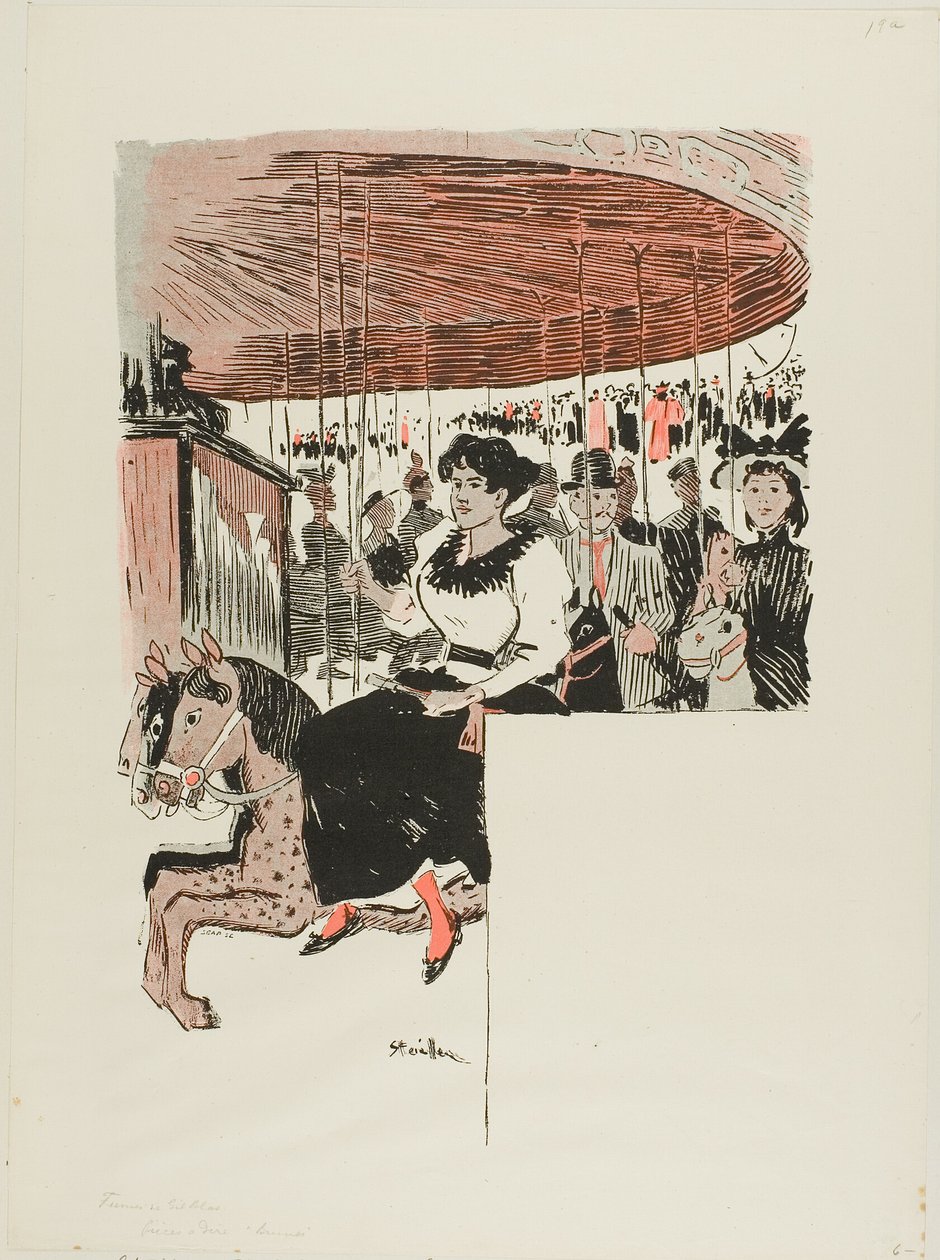 Brune tekijältä Théophile Alexandre Pierre Steinlen
