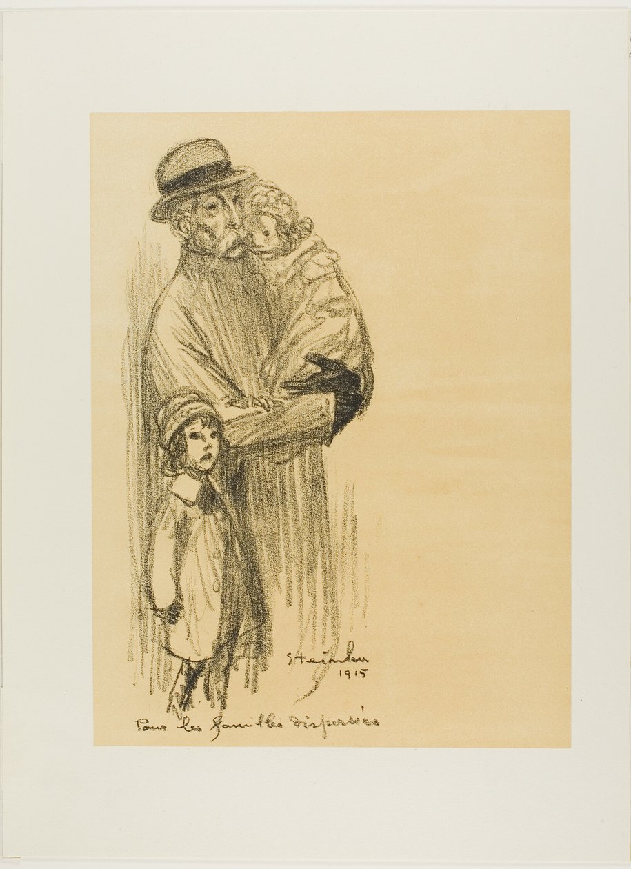 Erillään oleville perheille tekijältä Théophile Alexandre Pierre Steinlen