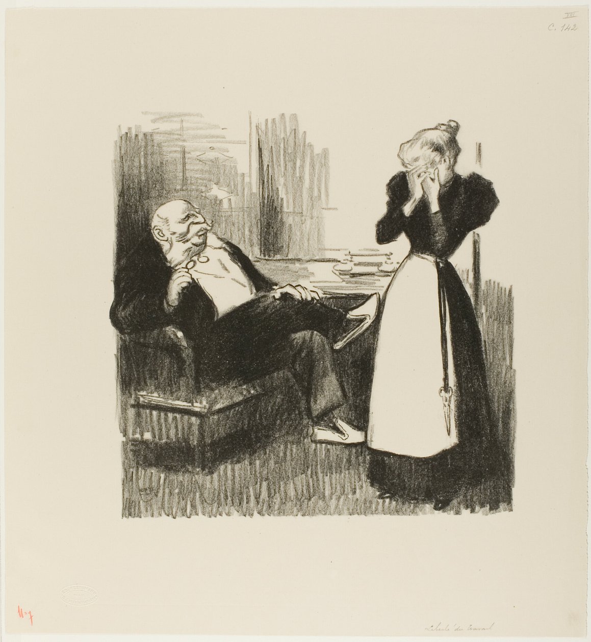 Vapaus työstä tekijältä Théophile Alexandre Pierre Steinlen