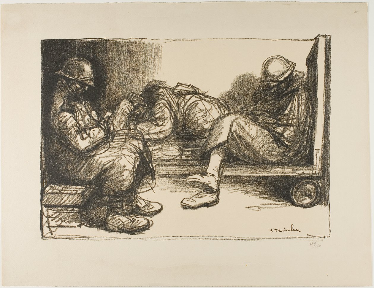 Dugoutissa tekijältä Théophile Alexandre Pierre Steinlen