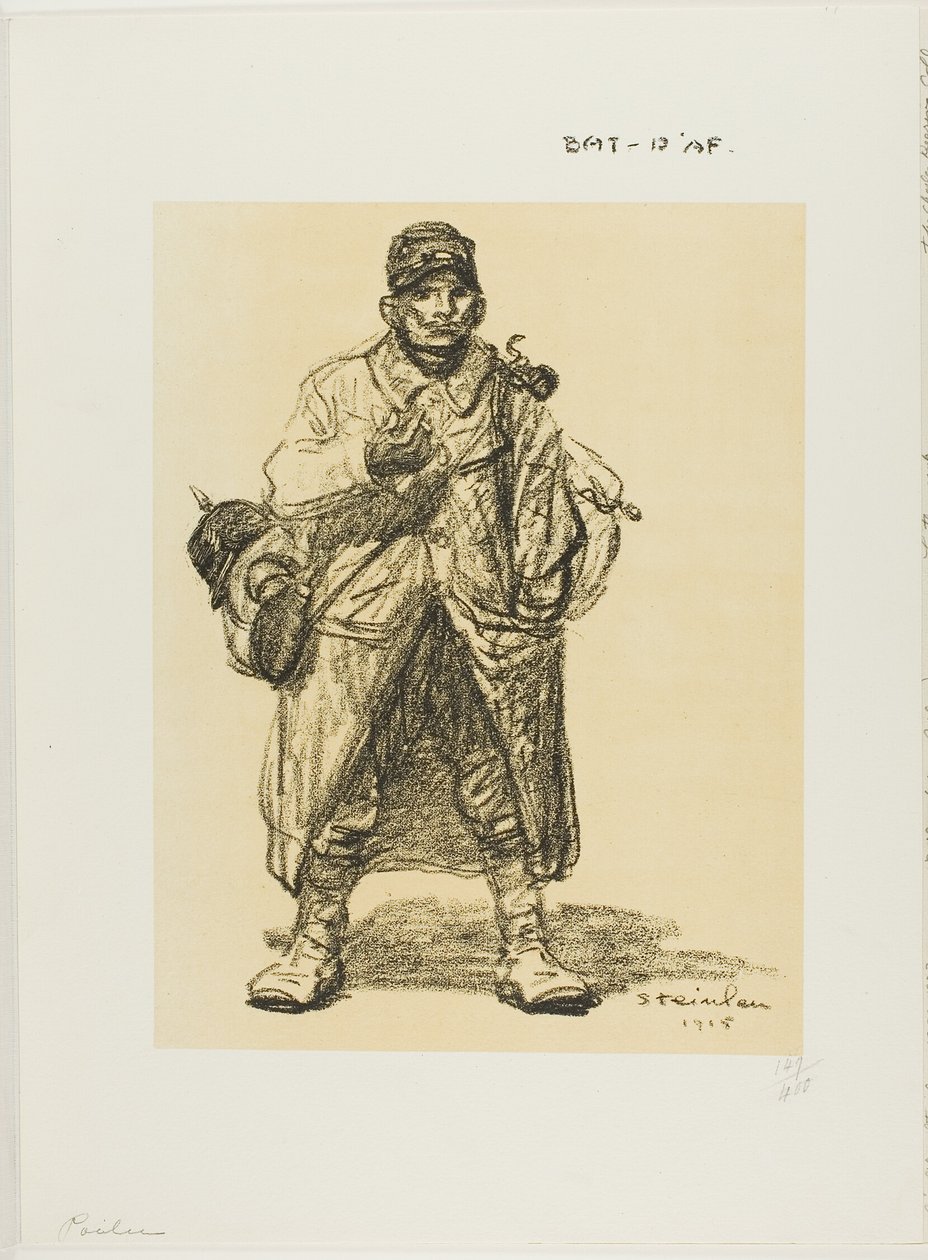 Jalkaväkimies tekijältä Théophile Alexandre Pierre Steinlen
