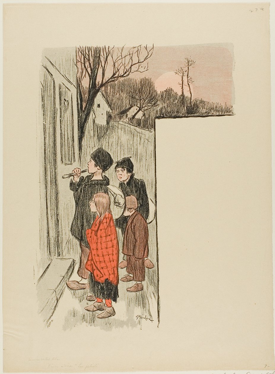 Les Petiots tekijältä Théophile Alexandre Pierre Steinlen