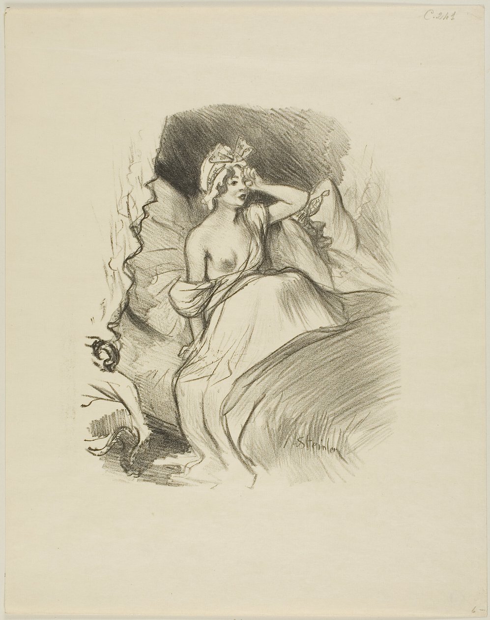 Pieni ruusuke tekijältä Théophile Alexandre Pierre Steinlen