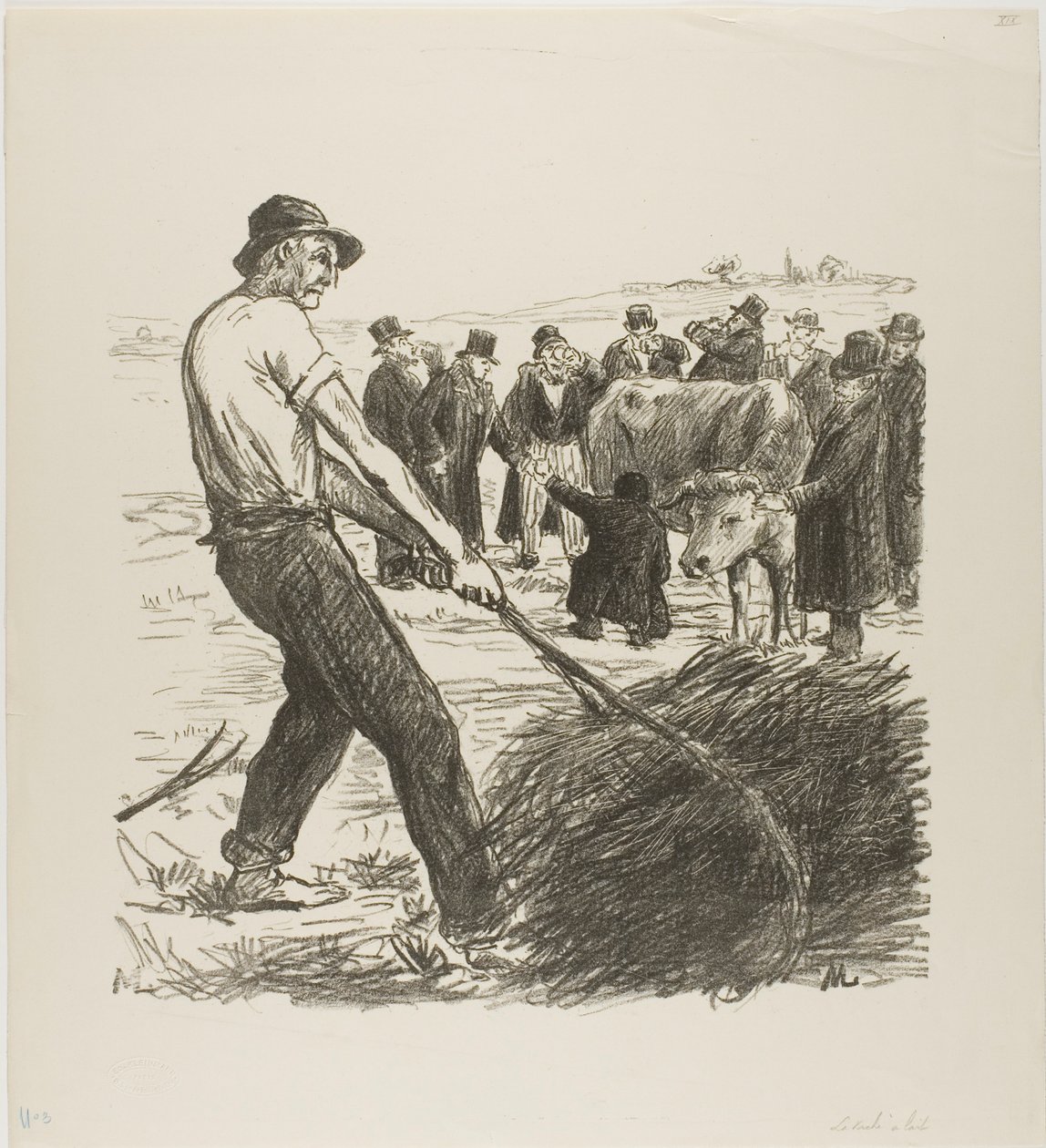 Maitolehmä tekijältä Théophile Alexandre Pierre Steinlen