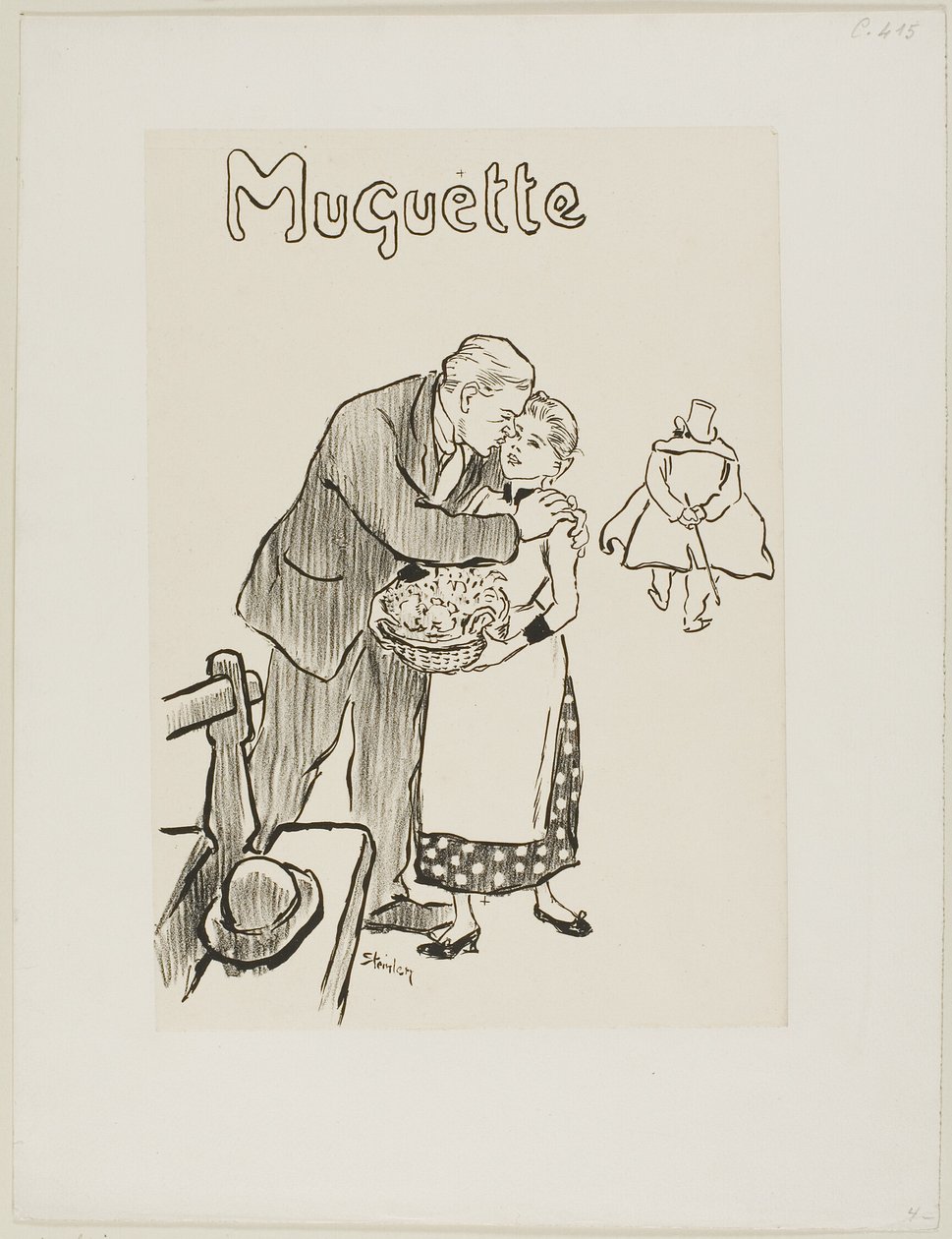 Muguette tekijältä Théophile Alexandre Pierre Steinlen