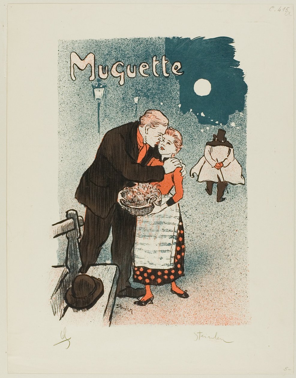 Muguette tekijältä Théophile Alexandre Pierre Steinlen