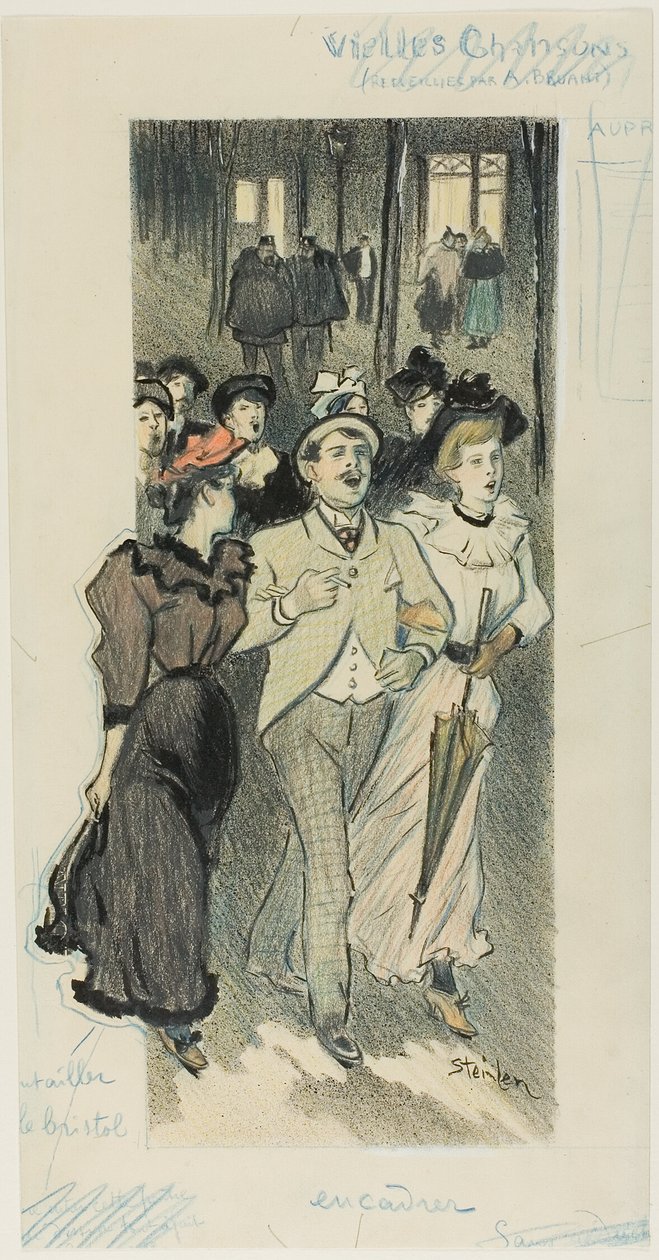 Vanhoja lauluja tekijältä Théophile Alexandre Pierre Steinlen