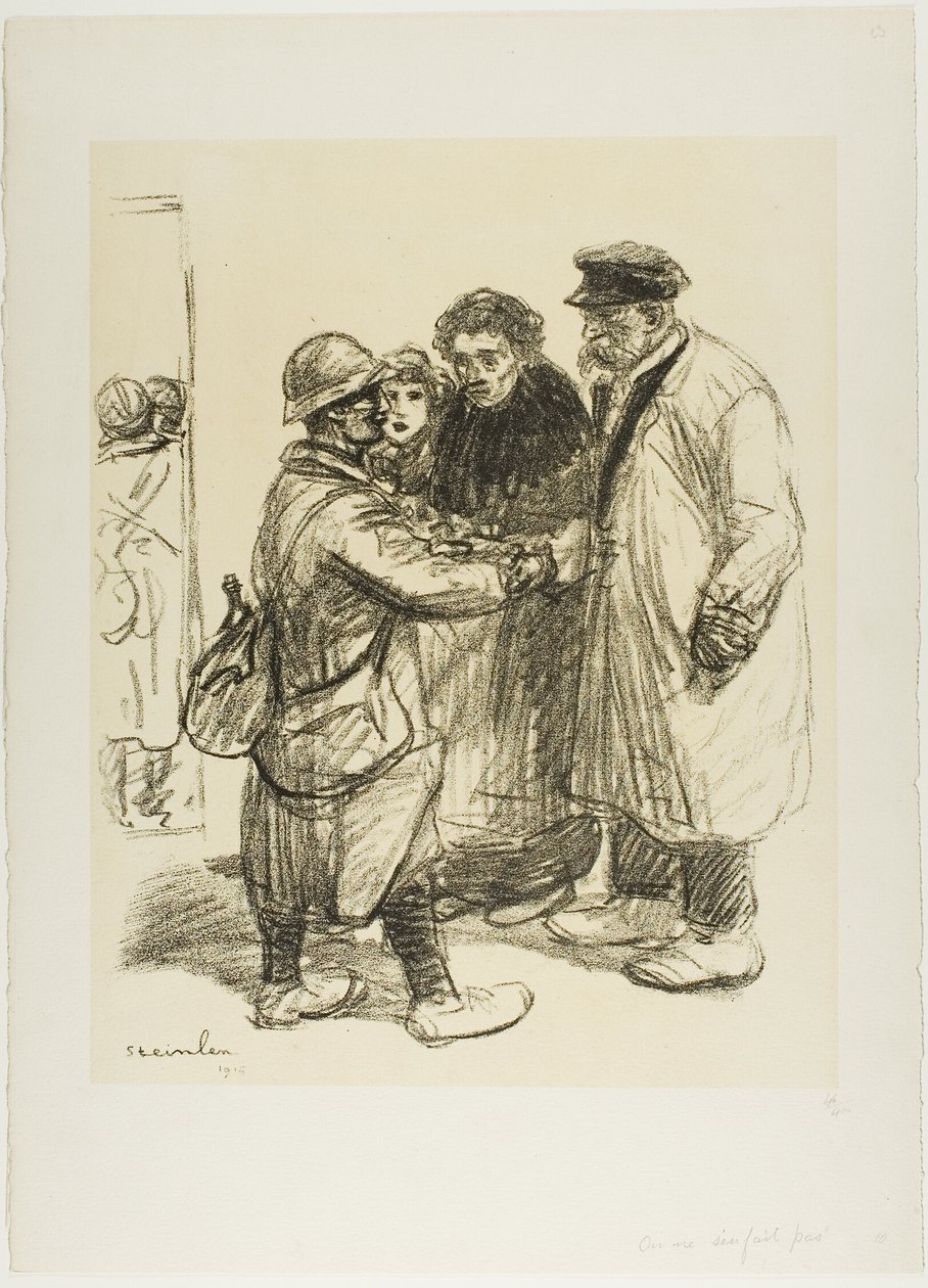 Siihen ei totu tekijältä Théophile Alexandre Pierre Steinlen